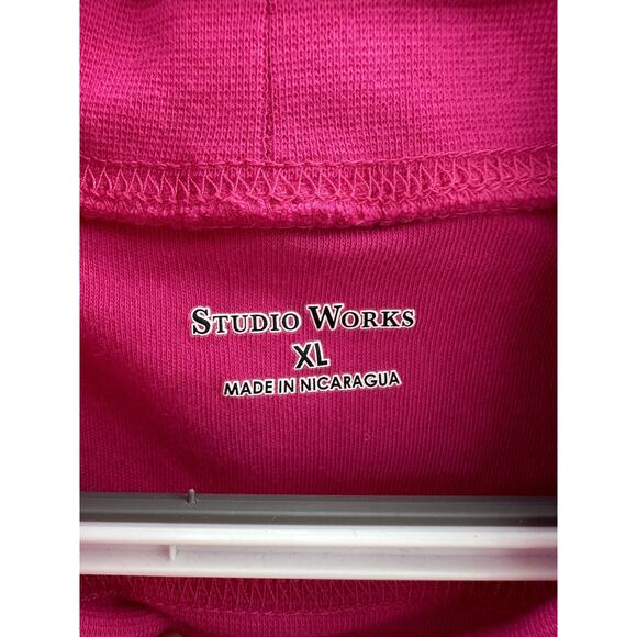 Studio Works Womens Shirt Size XL Turtleneck Pink Long Sleeve - Picture 4 of 11